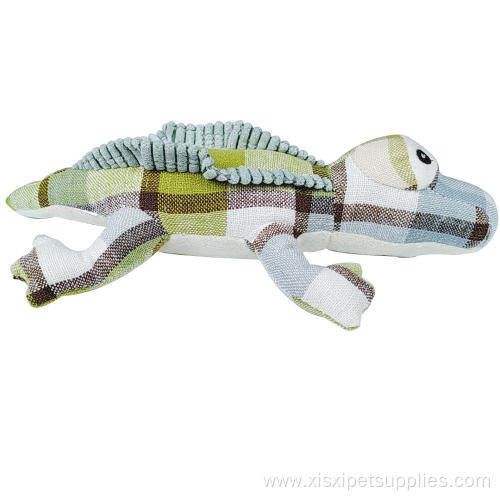 Designer lizard Stuffed Pet Plush Dog Squeaky Toy